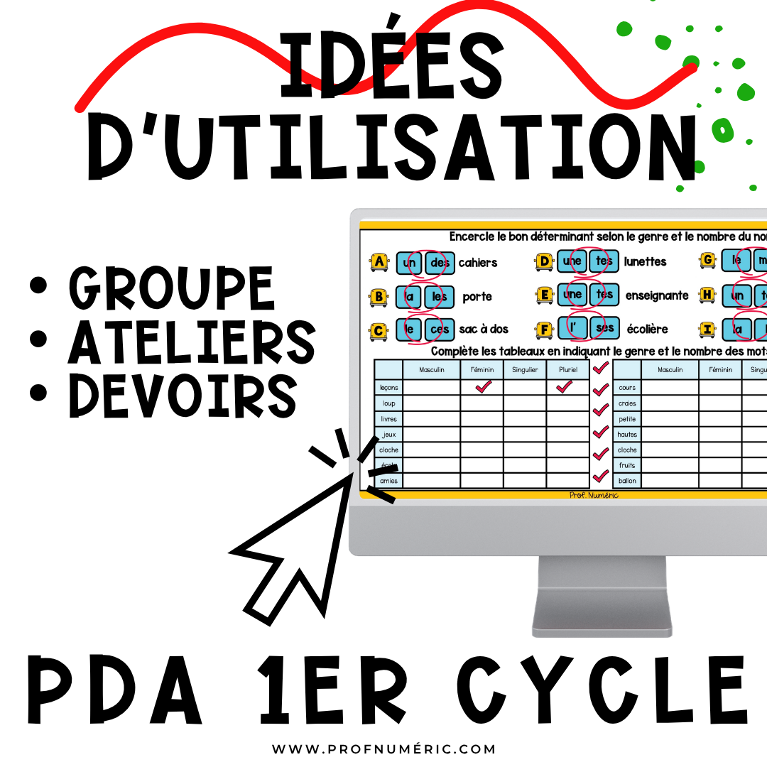 Google Slides - 30 Activités - SEPTEMBRE - 2e année