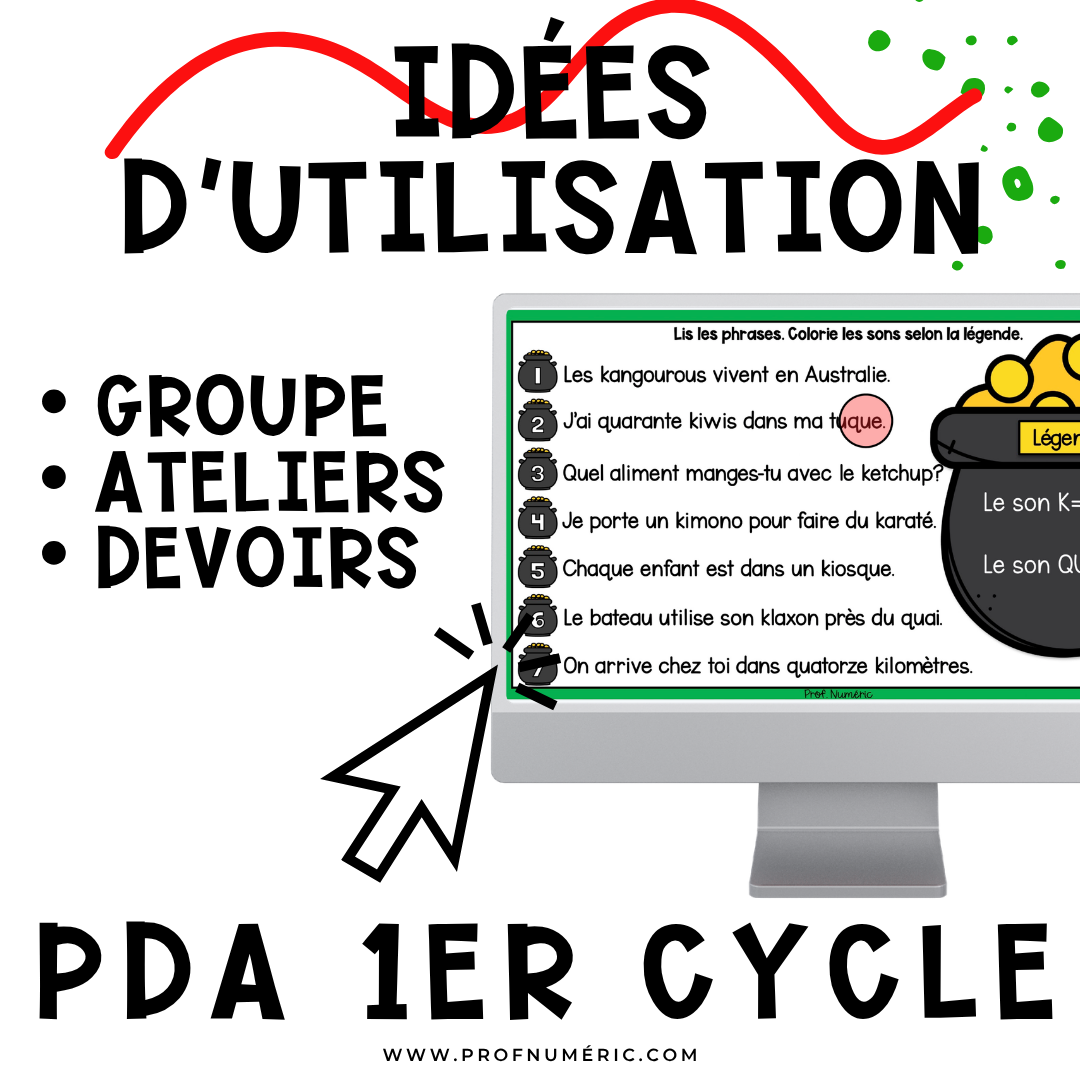 Google Slides - 30 Activités - MARS - 2e année
