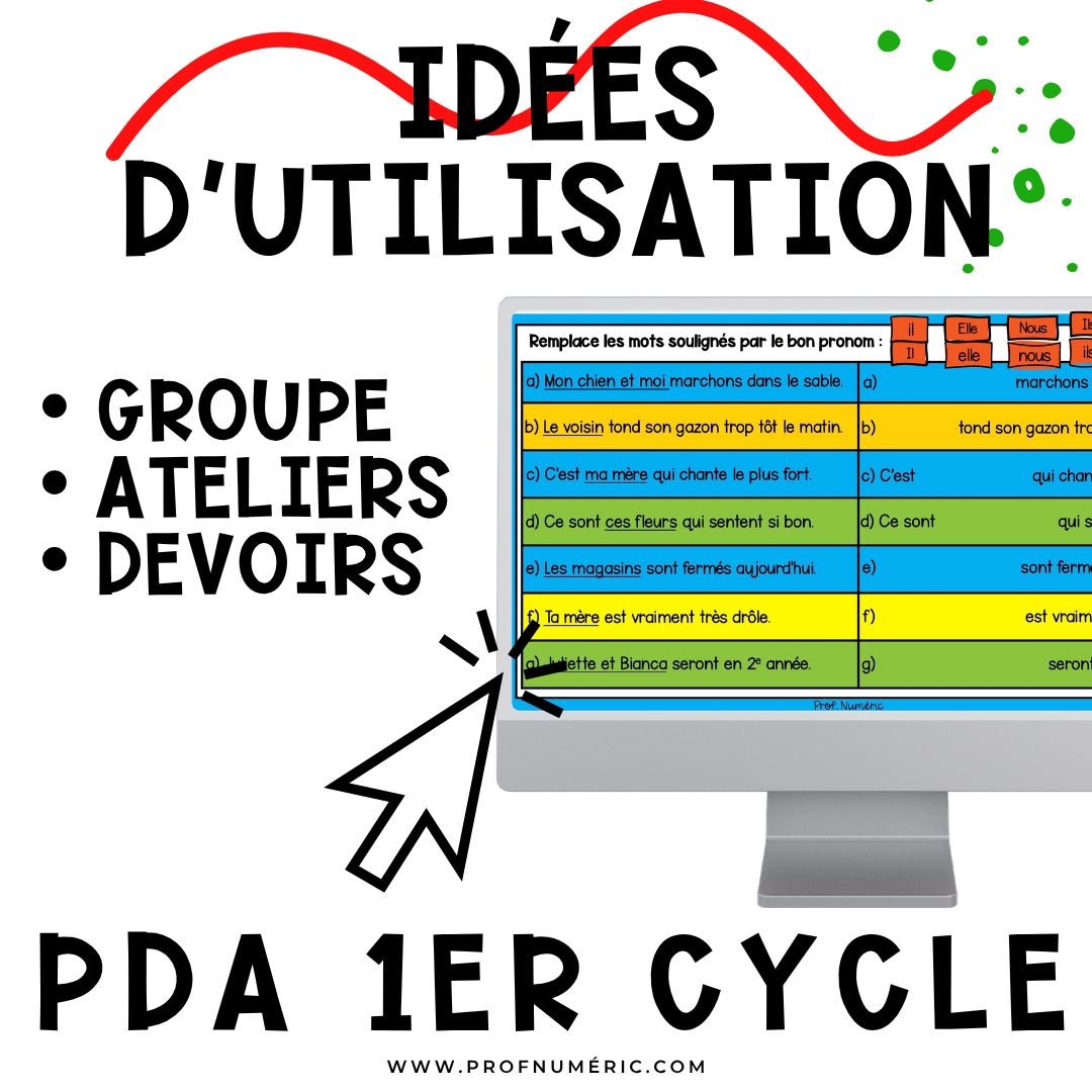 Google Slides - 30 Activités - JUIN - 1re année