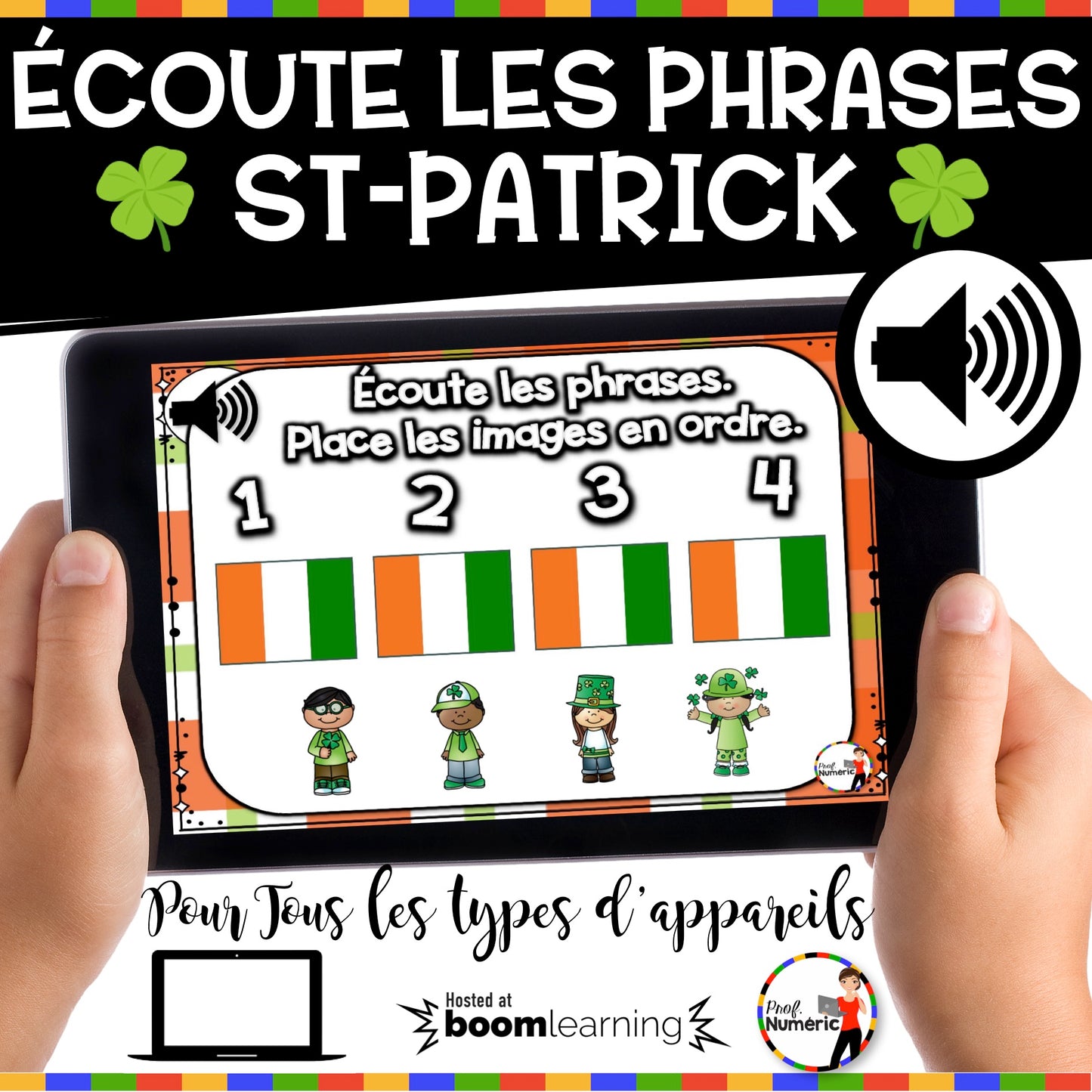 100 Boom Cards - 5 Au Quotidien - MARS - 1er cycle