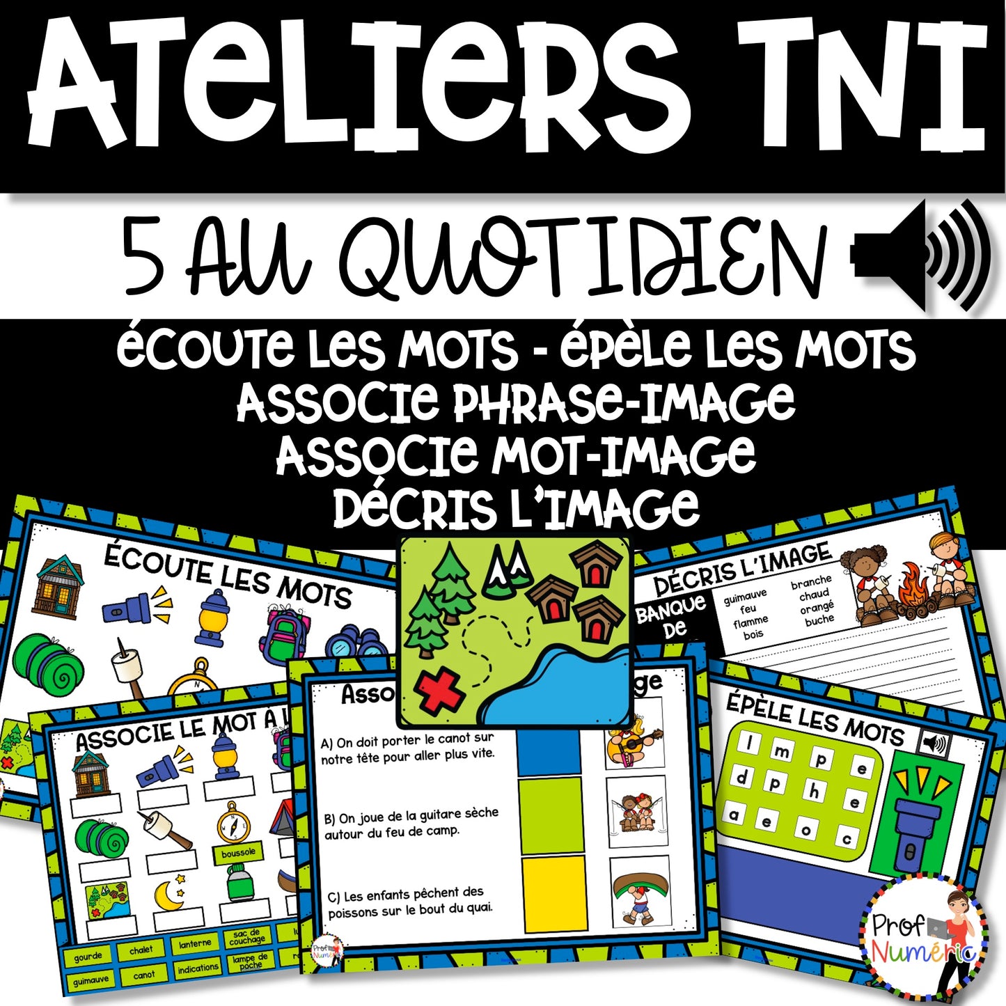 10 Jeux TNI et Boom Cards - Jouer avec les mots