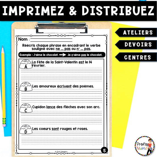 Petit Travail Du Matin - FÉVRIER - 2e année