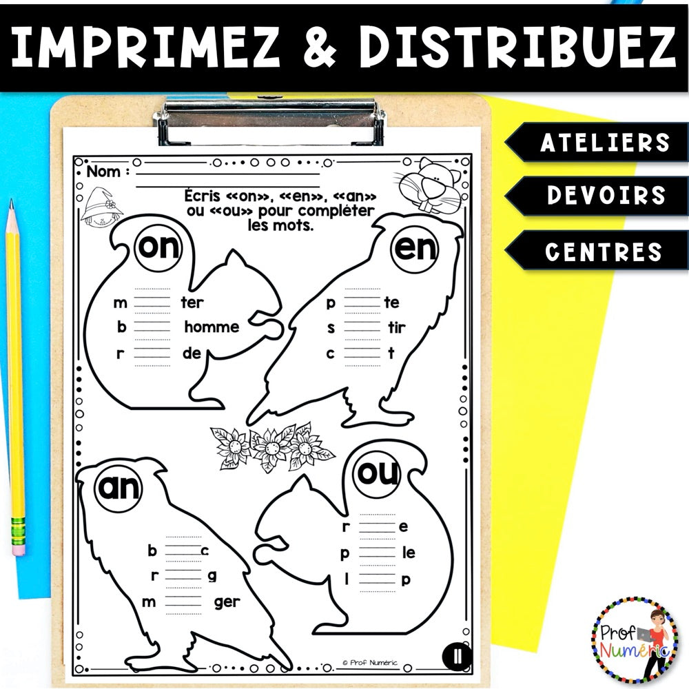 Petit Travail Du Matin - 2e année - ENSEMBLE GRANDISSANT