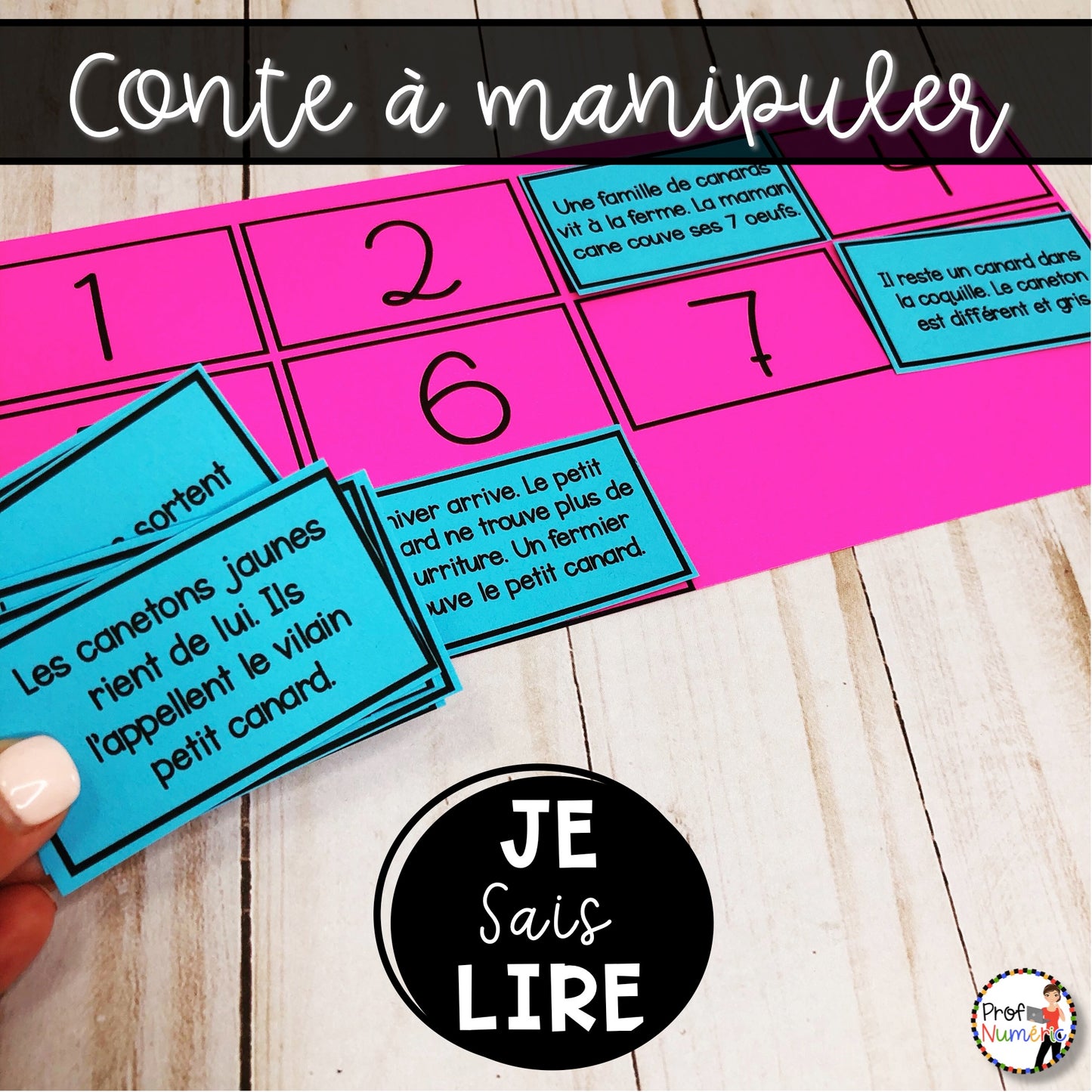 Conte - Le vilain petit canard - BOOM CARDS - TNI - PDF - Je sais lire - Prof Numéric