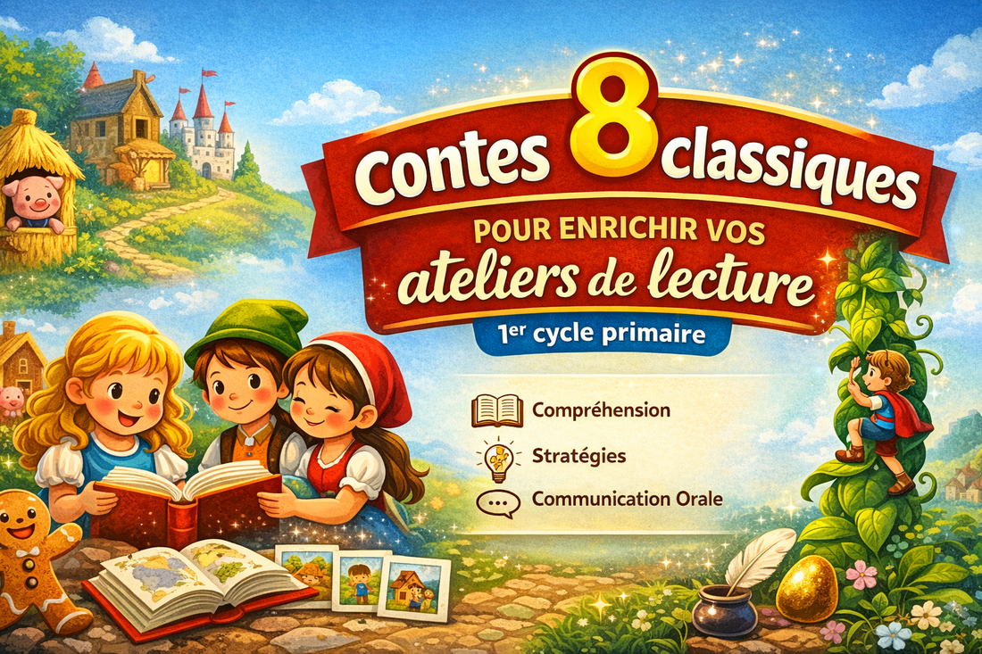 8 contes classiques pour enrichir vos ateliers de lecture au primaire