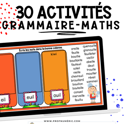Google Slides - 30 Activités - MAI - 2e année