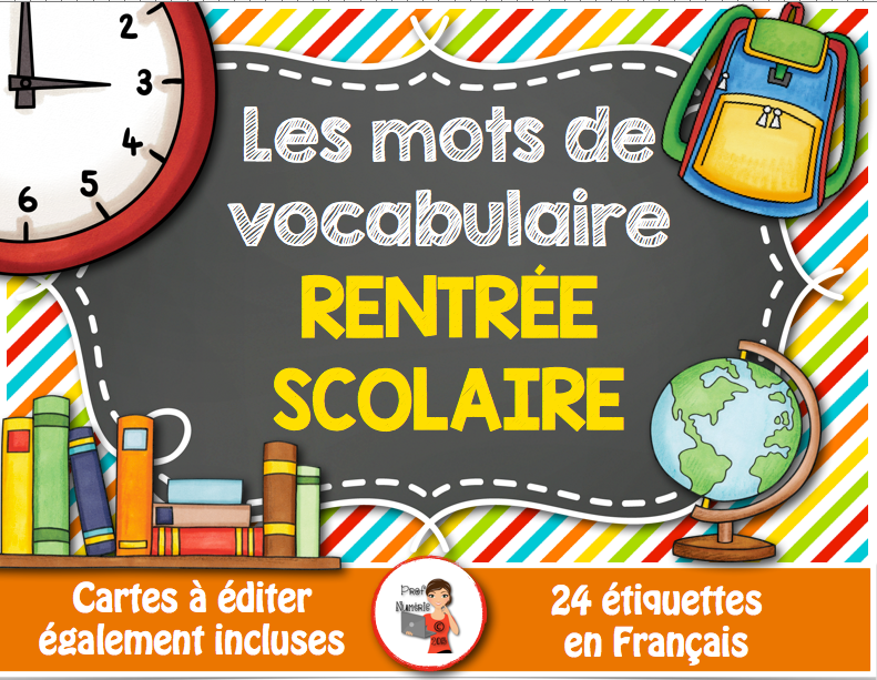 Mots-étiquettes - ENSEMBLE COMPLET - 53 Kits - Prof Numéric