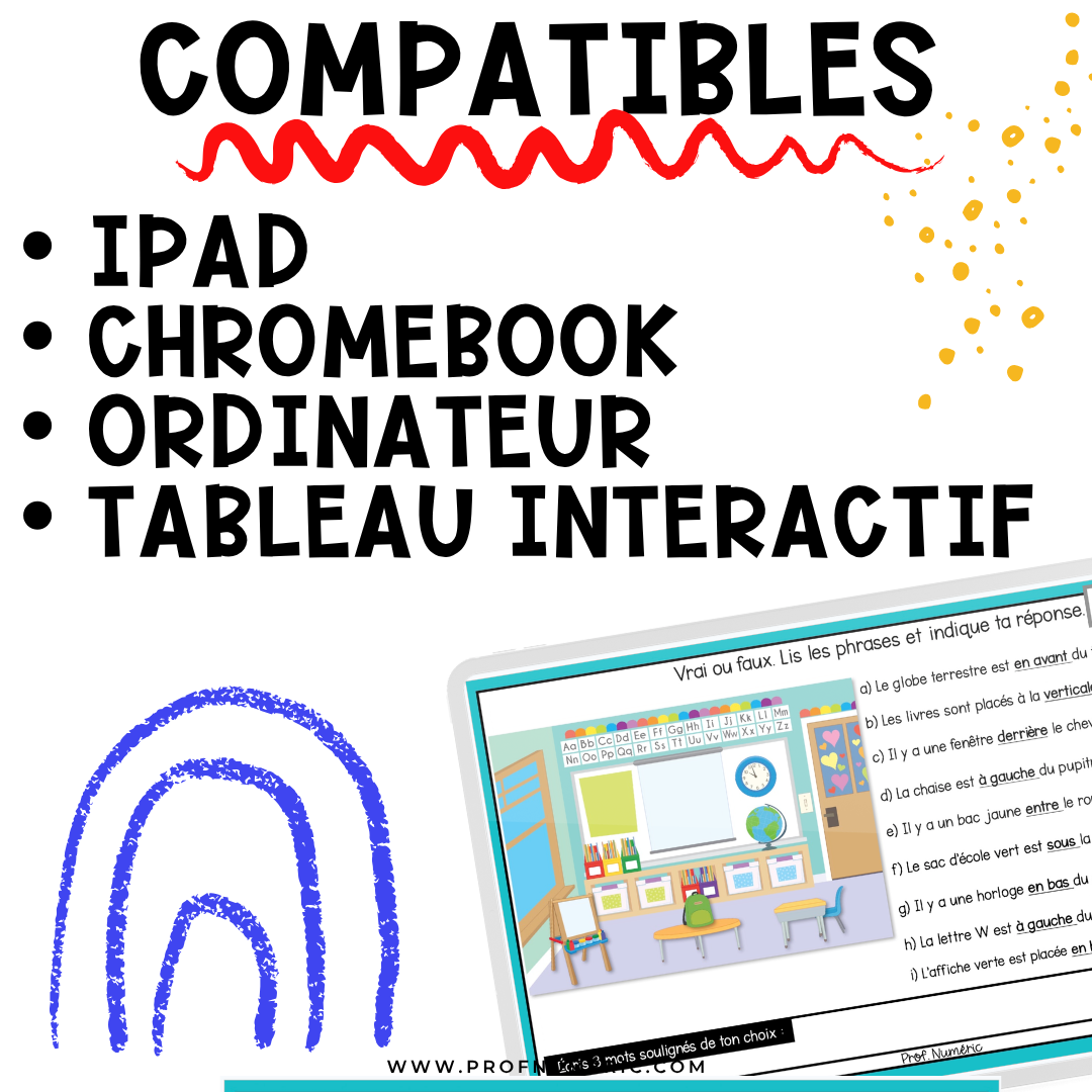 Google Slides - 30 Activités - NOVEMBRE - 2e année