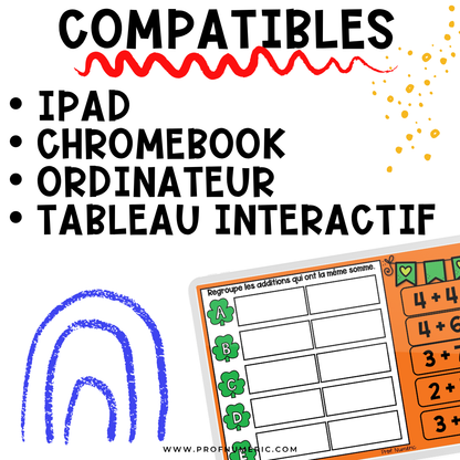 Google Slides - 30 Activités - MARS - 1re année