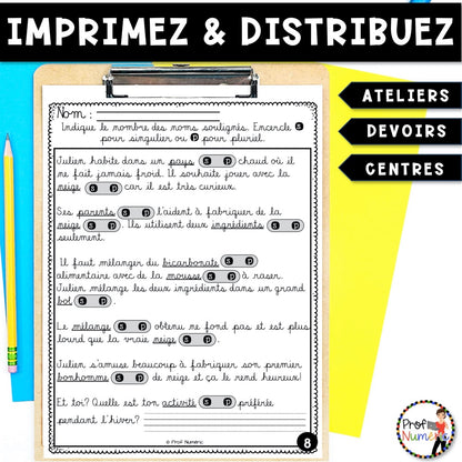 Petit Travail Du Matin - 2e année - ENSEMBLE GRANDISSANT