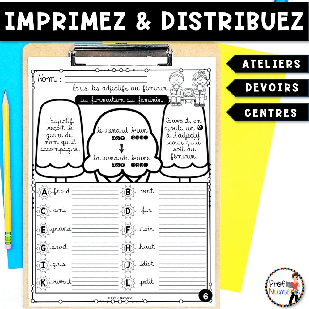 Petit Travail Du Matin - JUIN - 2e année