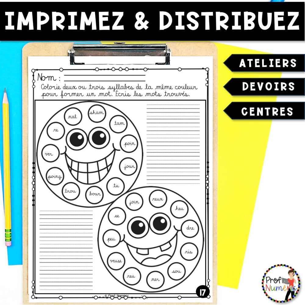 Petit Travail Du Matin - MAI - 2e année