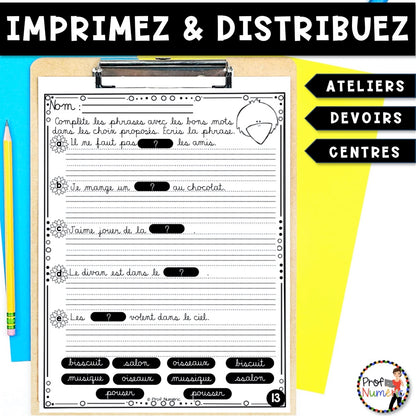 Petit Travail Du Matin - 2e année - ENSEMBLE GRANDISSANT