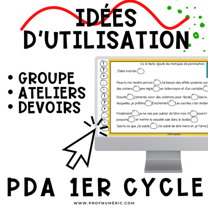 Google Slides - 30 Activités - SEPTEMBRE - 1re année