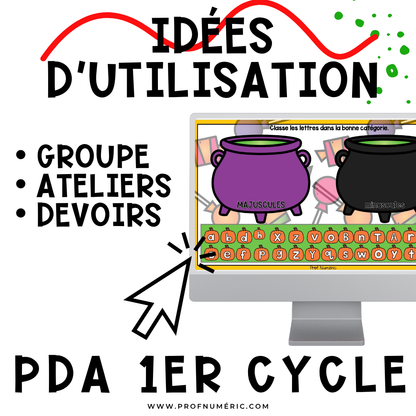 Google Slides - 30 Activités - OCTOBRE - 1re année