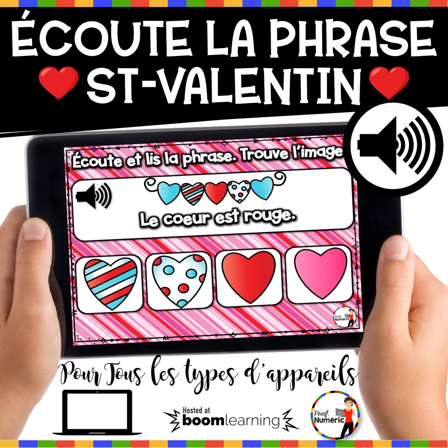 100 Boom Cards - 5 Au Quotidien - FÉVRIER - 1er cycle