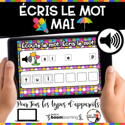 100 Boom Cards - 5 Au Quotidien - MAI - 1er cycle