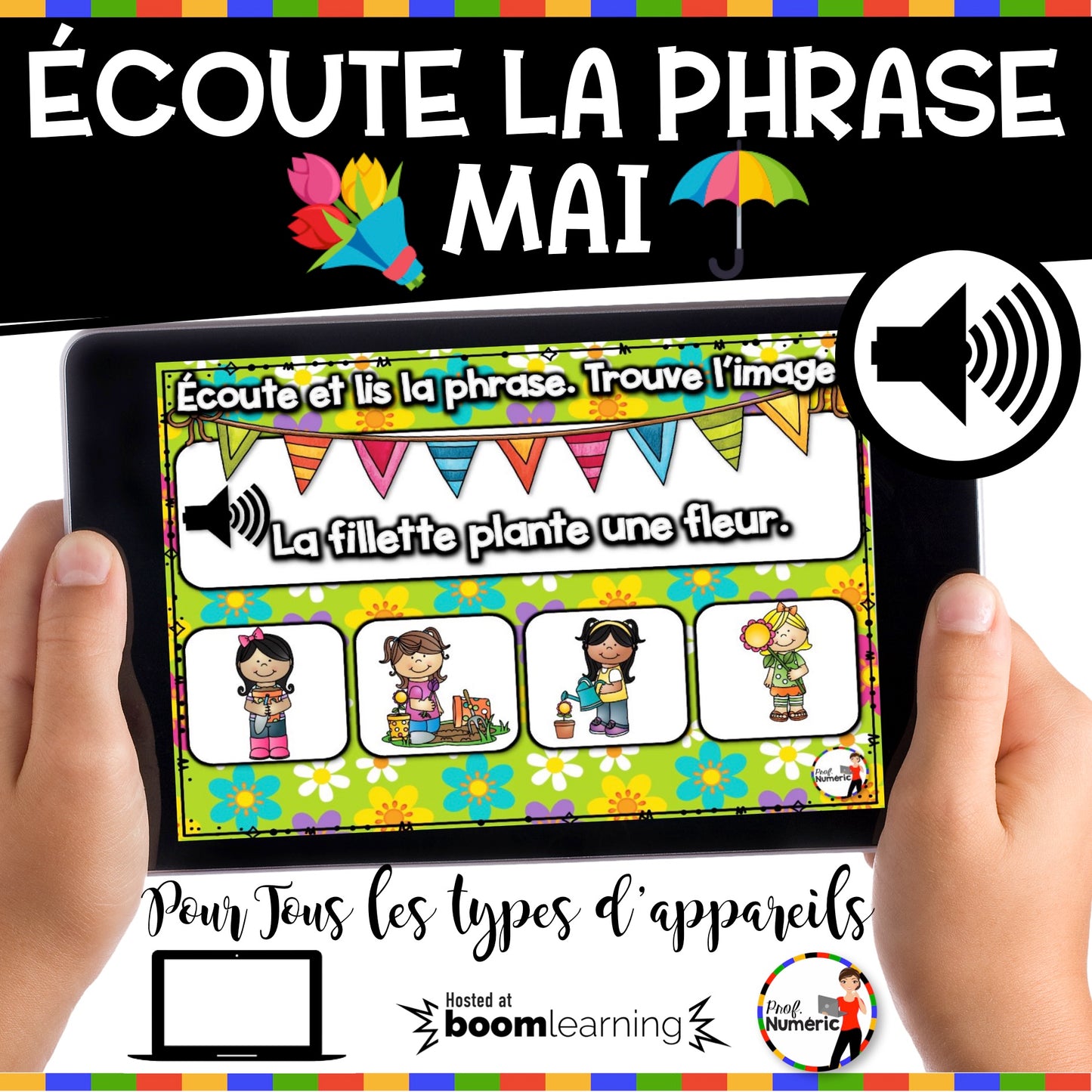 100 Boom Cards - 5 Au Quotidien - MAI - 1er cycle