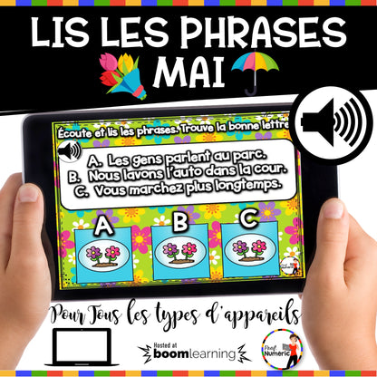 100 Boom Cards - 5 Au Quotidien - MAI - 1er cycle