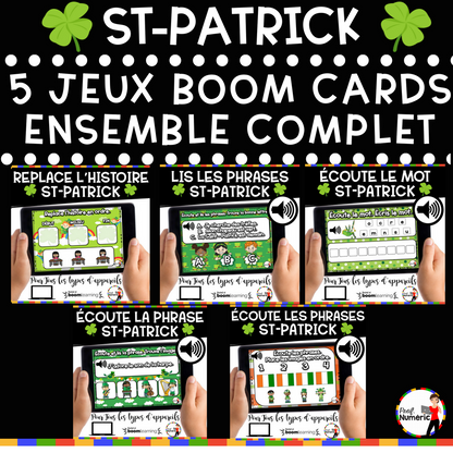 100 Boom Cards - 5 Au Quotidien - MARS - 1er cycle