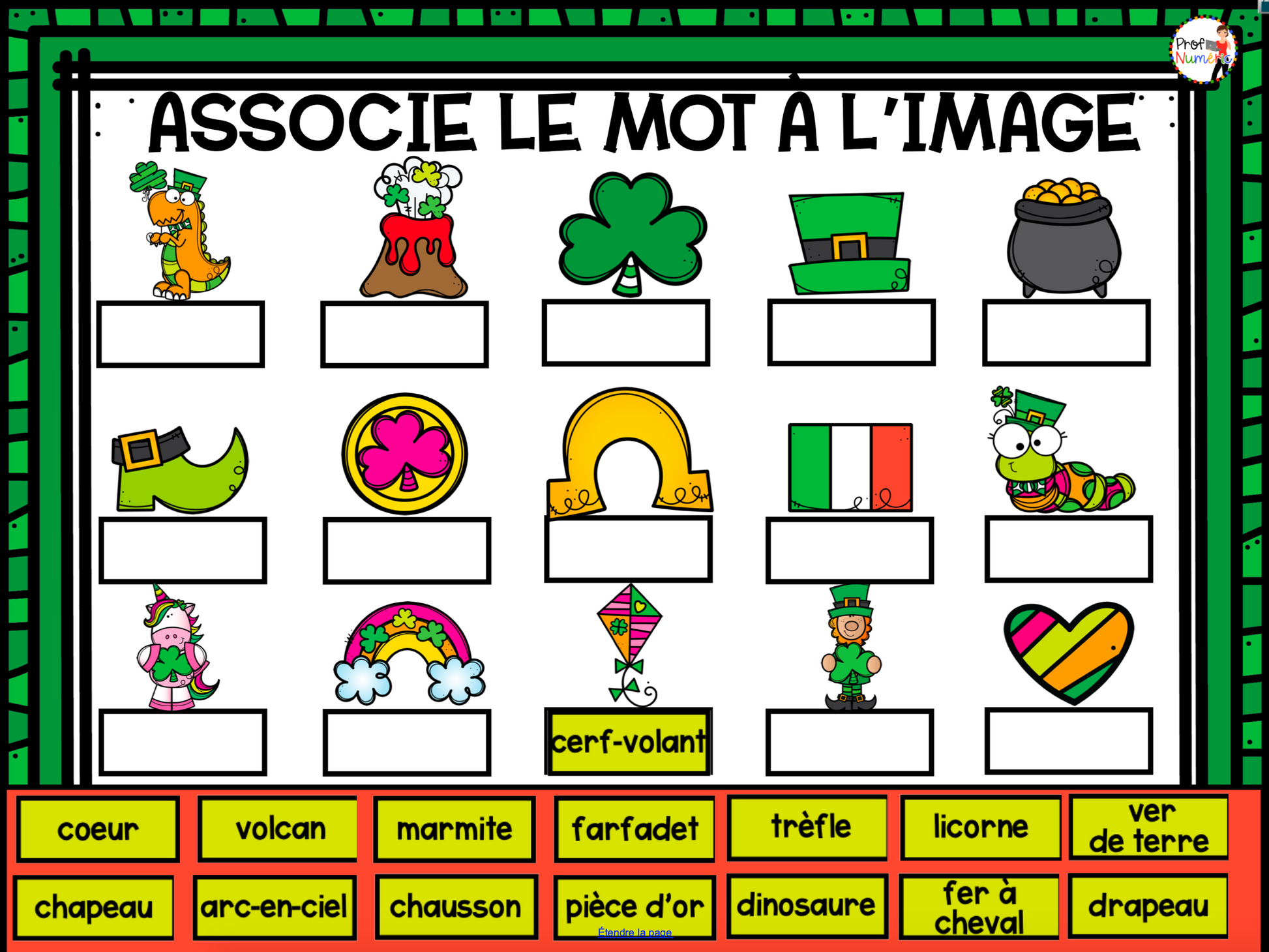 Jeu TNI et Boom Cards - MARS - Jouer avec les mots - Prof Numéric