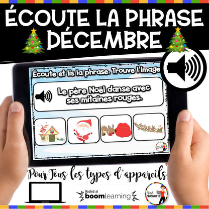 100 Boom Cards - 5 Au Quotidien - DÉCEMBRE - 1er cycle