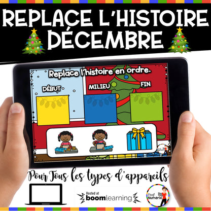 100 Boom Cards - 5 Au Quotidien - DÉCEMBRE - 1er cycle