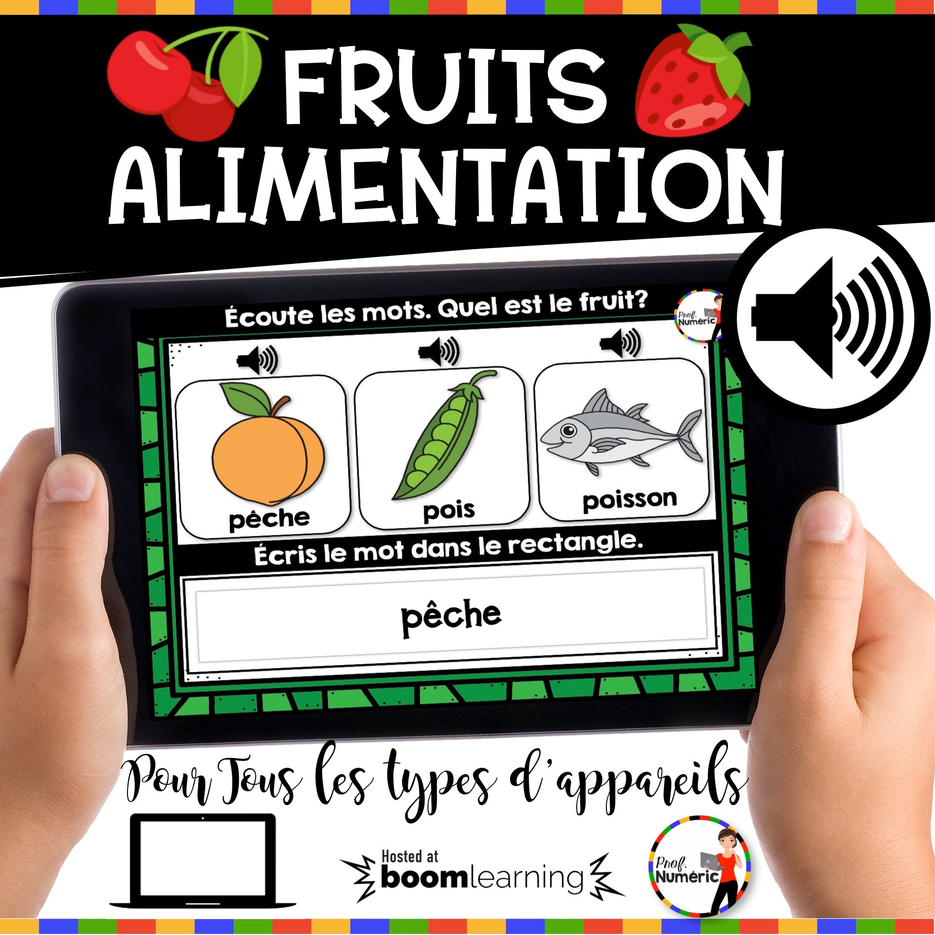 Boom Cards - L'alimentation - 1er cycle - Prof Numéric