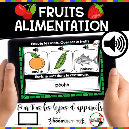 Boom Cards - L'alimentation - 1er cycle - Prof Numéric