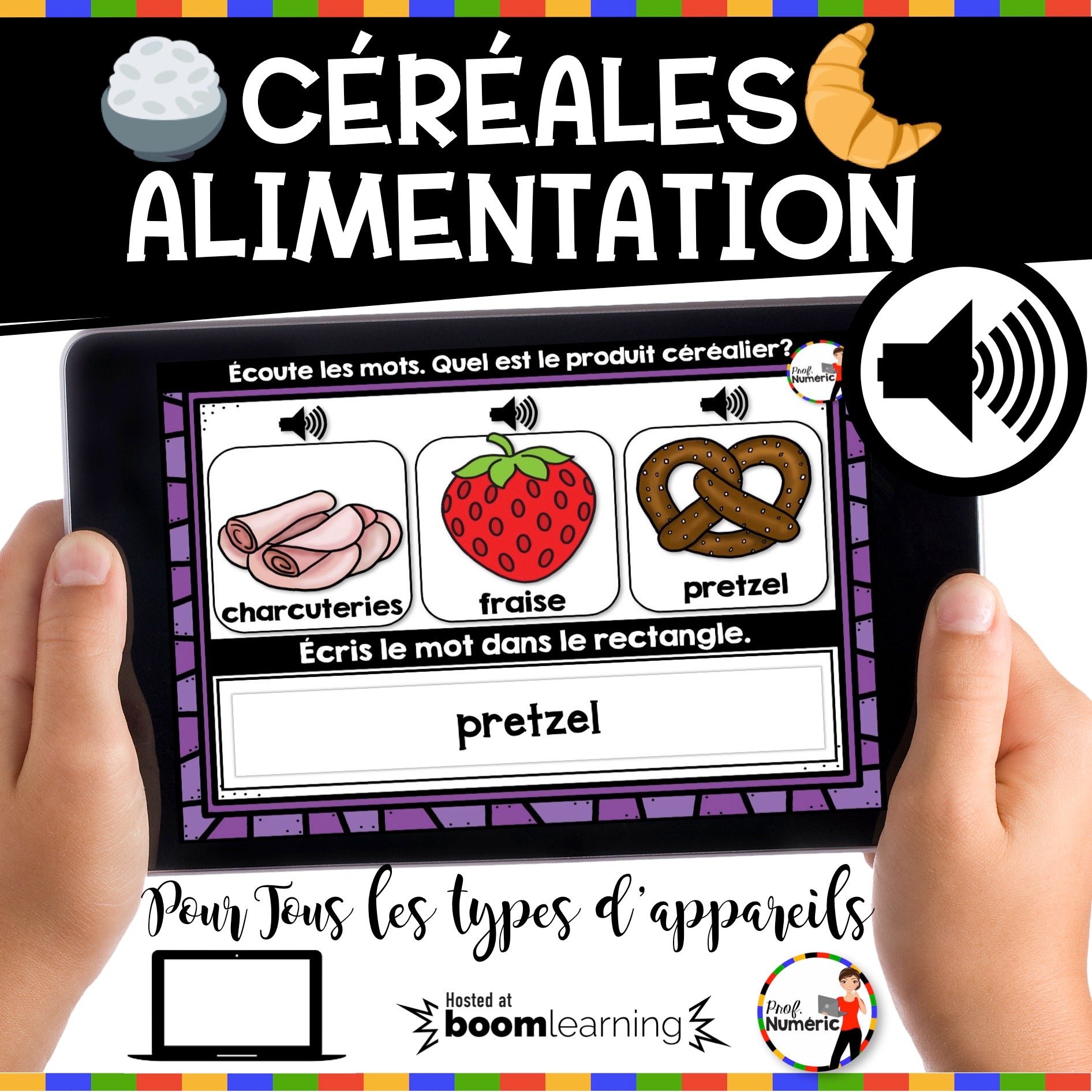 Boom Cards - L'alimentation - 1er cycle - Prof Numéric