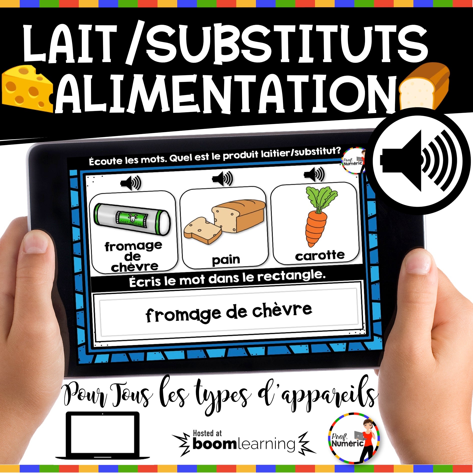 Boom Cards - L'alimentation - 1er cycle - Prof Numéric