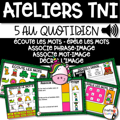 10 Jeux TNI et Boom Cards - Jouer avec les mots