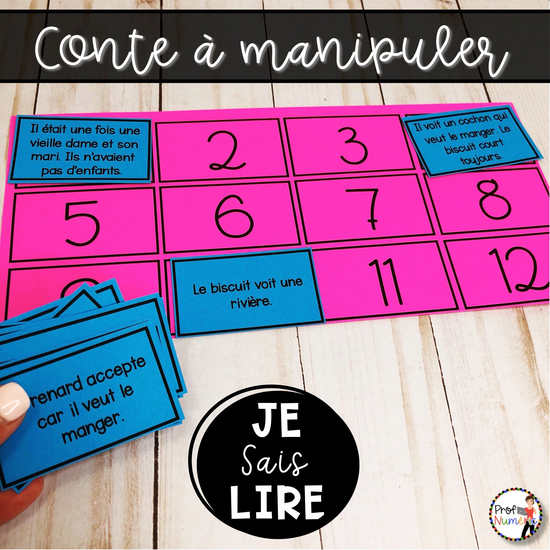 Conte - Le bonhomme de pain d'épices - BOOM CARDS - TNI - PDF - Je sais lire - Prof Numéric