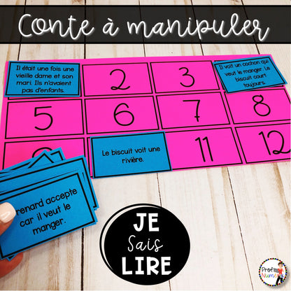 Conte - Le bonhomme de pain d'épices - BOOM CARDS - TNI - PDF - Je sais lire - Prof Numéric