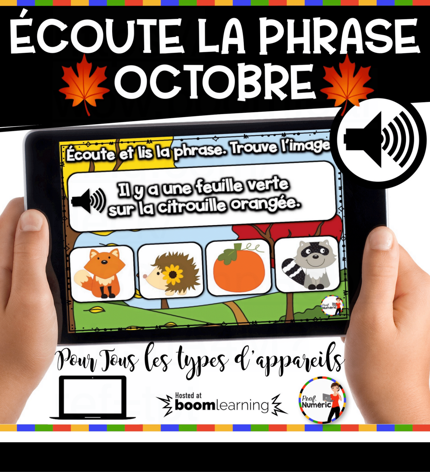 100 Boom Cards - 5 Au Quotidien - OCTOBRE - 1er cycle - Prof Numéric