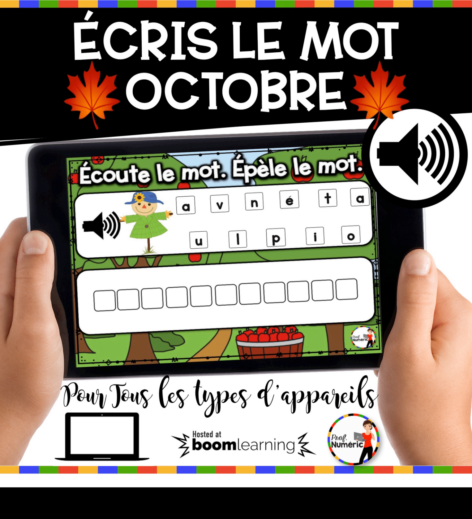 100 Boom Cards - 5 Au Quotidien - OCTOBRE - 1er cycle - Prof Numéric