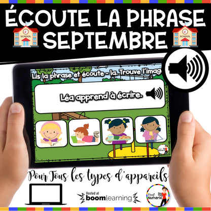 100 Boom Cards - 5 Au Quotidien - SEPTEMBRE - 1er cycle