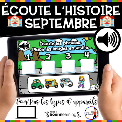 100 Boom Cards - 5 Au Quotidien - SEPTEMBRE - 1er cycle