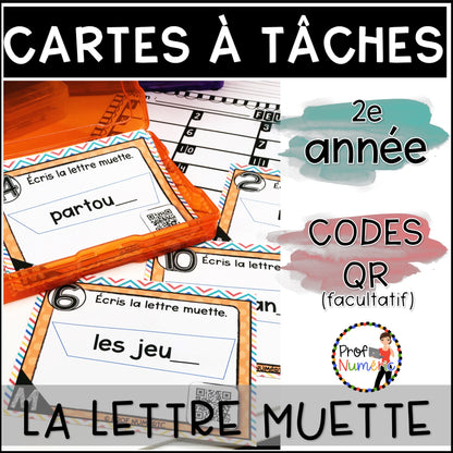Cartes à Tâches (avec/sans codes QR)- GRAMMAIRE - 2e année