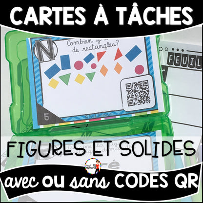 Cartes à Tâches (avec/sans codes QR)- MATHS - 2e année