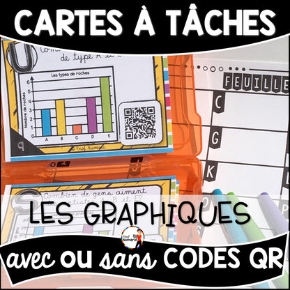 Cartes à Tâches (avec/sans codes QR)- MATHS - 2e année