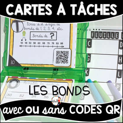 Cartes à Tâches (avec/sans codes QR)- MATHS - 2e année