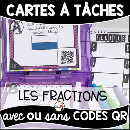 Cartes à Tâches (avec/sans codes QR)- MATHS - 2e année