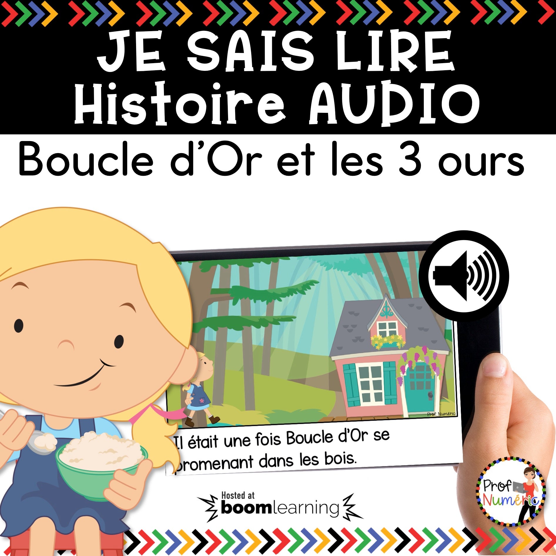Conte - Boucle d'Or - BOOM CARDS - TNI - PDF - Je sais lire - Prof Numéric