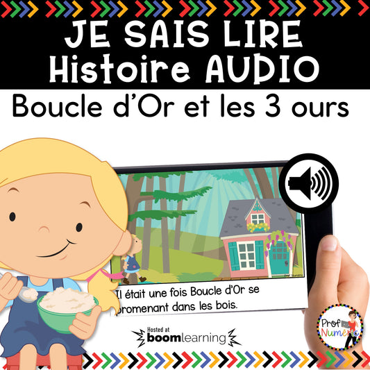 Conte - Boucle d'Or - BOOM CARDS - TNI - PDF - Je sais lire - Prof Numéric