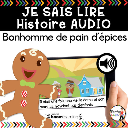 Conte - Le bonhomme de pain d'épices - BOOM CARDS - TNI - PDF - Je sais lire - Prof Numéric