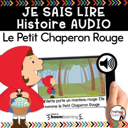 Conte - Le petit chaperon rouge - BOOM CARDS - TNI - PDF - Je sais lire - Prof Numéric
