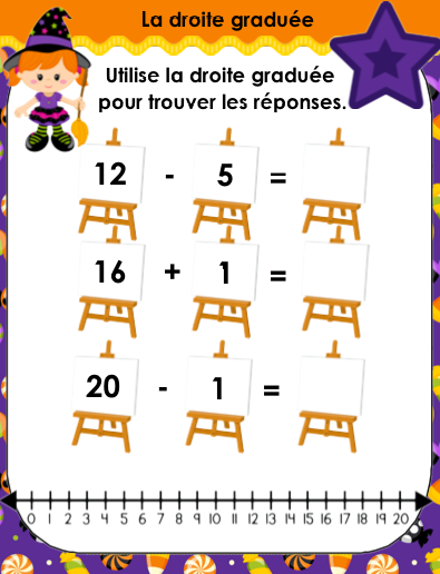 Calendrier interactif TNI - OCTOBRE - 1er cycle