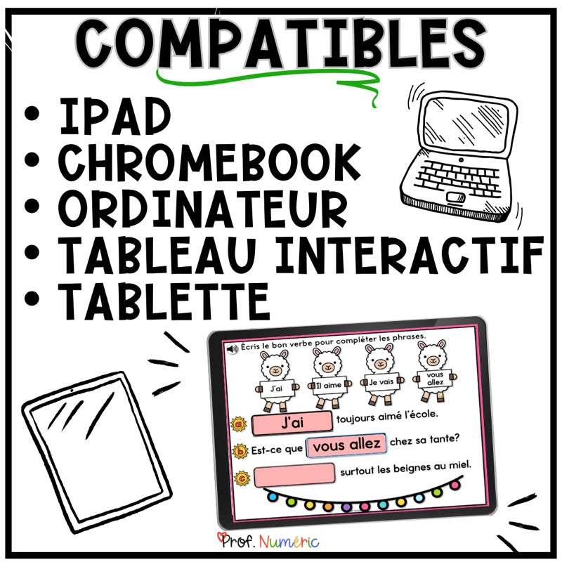 400 BOOM CARDS GRAMMAIRE - 2e