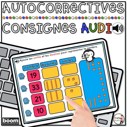 800 BOOM CARDS MATHS - 4 tâches par deck - 1re